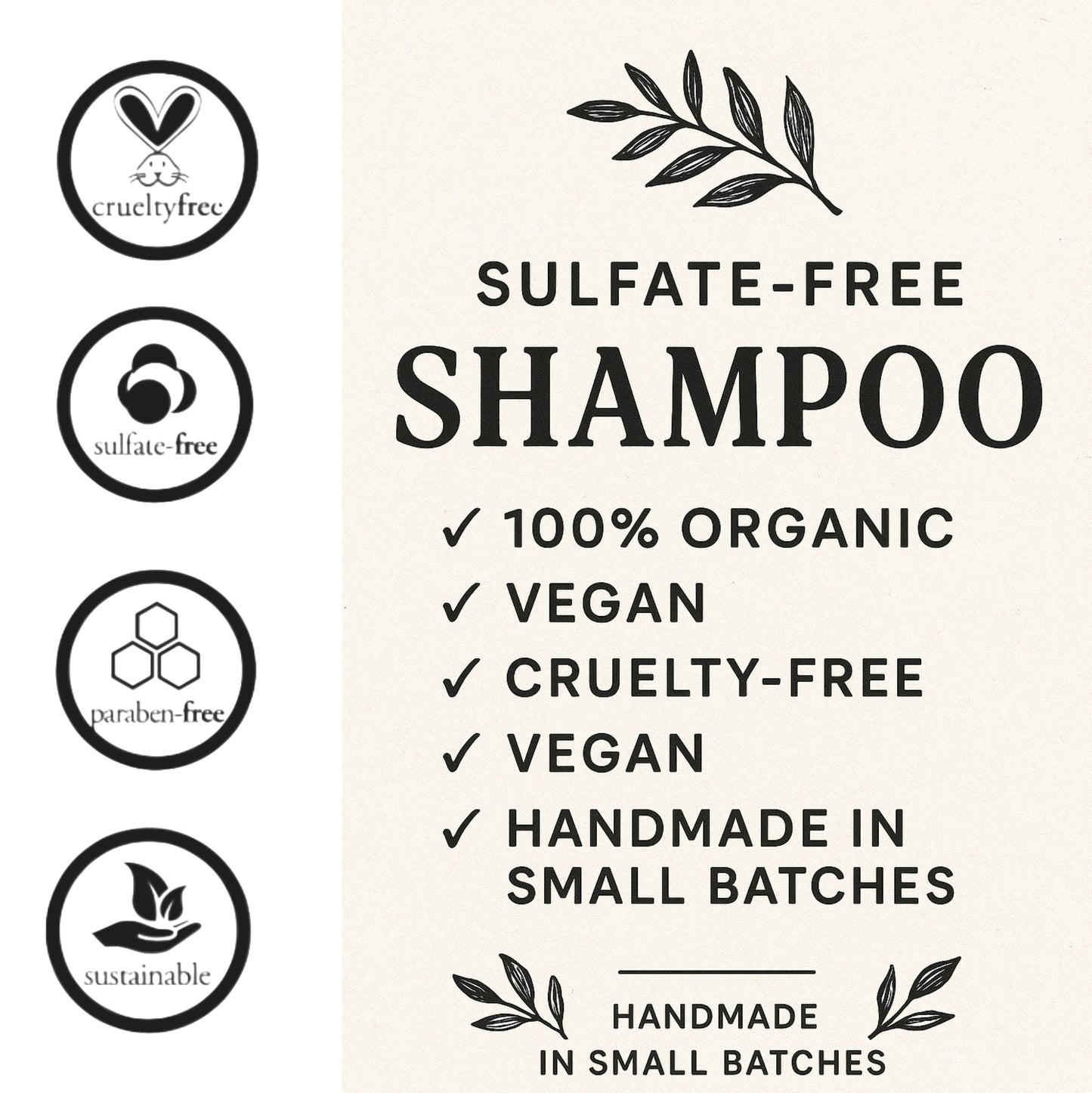 Mama's Roots Shampoo Red Onion & Rosemary - 100% Natural- Sulfate-Free, Strengthening & Anti-Hair Thinning Formula 300 ML / 10.4 Onz