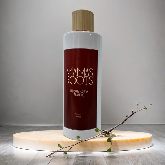 Mama's Roots Hibiscus Botanical Shampoo – Nourishing, Shine-Enhancing & Hair Revitalizing 300ML / 10.4 Onz