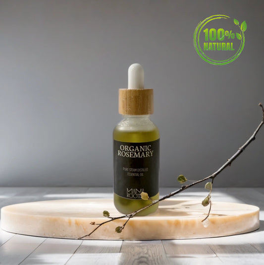 Mama’s Roots Rosemary Hair Growth Oil – Handmade Small Batch with Pure Rosemary, Argan Oil, Biotin & Vitamins – Nourishing Scalp & Hair Oil for Stronger, Thicker, Healthier-Looking Hair 30 ML